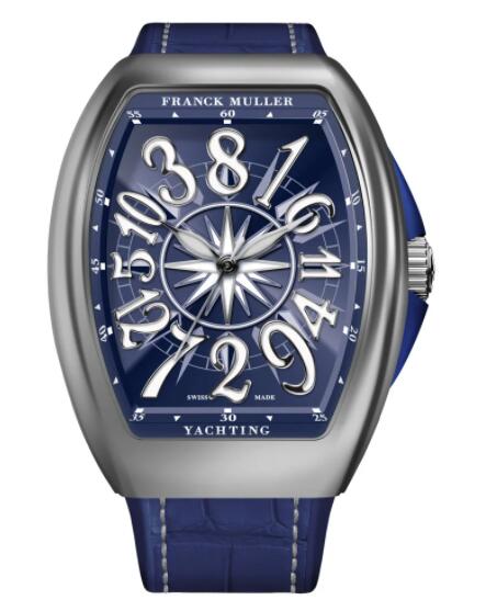 Franck Muller Vanguard Yachting Crazy Hours Replica Watch V 32 CH YACHT (BL) Blue Dial